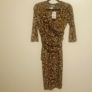 Animal print dress